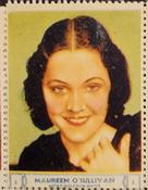 1932 National Screen Stars Stamps Series 3 #NNO Maureen O'Sullivan Front