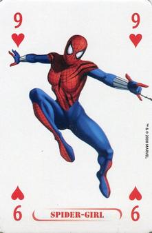 2008 Panini Marvel Jeu de Cartes (France) #9♥ Spider-Girl Front