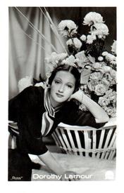 1933-43 Ross Verlag Mäppchenbilder - Dorothy Lamour #NNO Dorothy Lamour Front