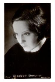 1933-43 Ross Verlag Mäppchenbilder - Elisabeth Bergner #NNO Elisabeth Bergner Front