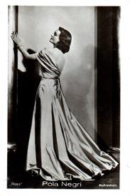 1933-43 Ross Verlag Mäppchenbilder - Pola Negri #NNO Pola Negri Front