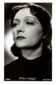 1933-43 Ross Verlag Mäppchenbilder - Pola Negri #NNO Pola Negri Front