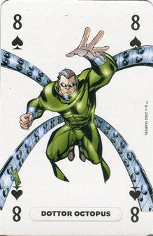 2005 Panini Marvel Heroes Playing Cards Blue Backs #8♠ Dottor Octopus Front