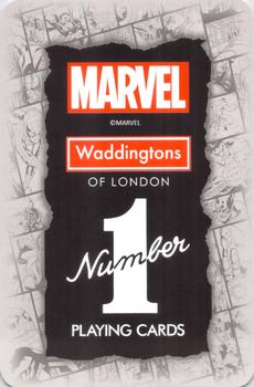2023 Waddingtons Marvel Playing Cards #A♦ Captain America Back