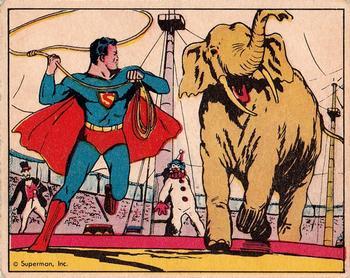 1984 WTW 1941 Gum Inc. Superman (R145) (Reprint) #9 Superman at the Circus Front