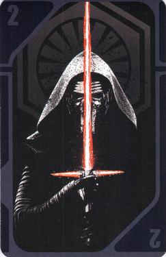 2015 Fournier Star Wars Chase the Ace Playing Cards #2black Kylo Ren Front