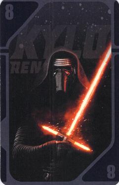 2015 Fournier Star Wars Chase the Ace Playing Cards #8black Kylo Ren Front