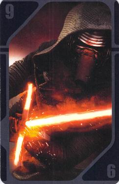 2015 Fournier Star Wars Chase the Ace Playing Cards #9black Kylo Ren Front
