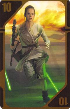 2015 Fournier Star Wars Chase the Ace Playing Cards #10yellow Rey Front