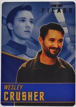 2024 Rittenhouse Star Trek: Picard Seasons 2 & 3 - Then and Now Metal #TN08 Wesley Crusher Front