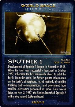 2006 World Space Museum Collector Cards #0003 Sputnik 1 Front