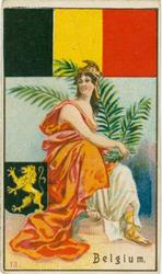 1904 Cope's Flags, Arms, and Types of All Nations #13 Belgium Front