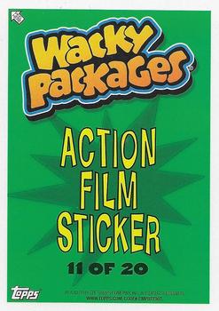 2018 Topps Wacky Packages Go to the Movies - Action Film Stickers #11 Baskin Robin Hood Back