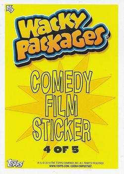 2018 Topps Wacky Packages Go to the Movies - Comedy Film Stickers #4 Bar-B-Q Back