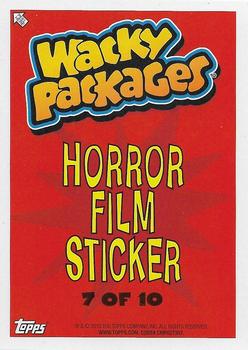 2018 Topps Wacky Packages Go to the Movies - Horror Film Stickers #7 Penny's Balloon Monster Kit Back
