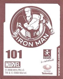 2008 Salo Marvel Iron Man Pelicula Album De Estampas #101 Estampa Normale 101 Back