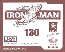 2008 Salo Marvel Iron Man Pelicula Album De Estampas #130 Estampa Normale 130 Back