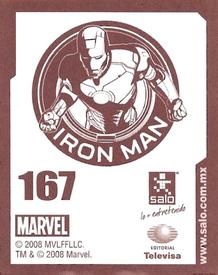 2008 Salo Marvel Iron Man Pelicula Album De Estampas #167 Estampa Normale 167 Back