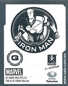 2008 Salo Marvel Iron Man Pelicula Album De Estampas #Q Estampa Especiale Q Back