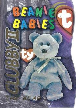 1999 Clubby I and II Beanie / Buddy Gold Cards #9991 Clubby II Beanie Baby Front
