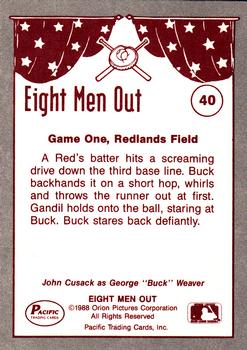 1988 Pacific Eight Men Out #40 Buck's Playing to Win Back