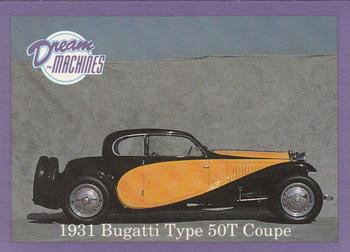 1991-92 Lime Rock Dream Machines #8 1931 Bugatti Type 50T Coupe Front