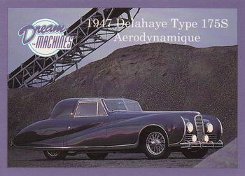 1991-92 Lime Rock Dream Machines #90 1947 Delahaye Type 175S Aerodynamique Front