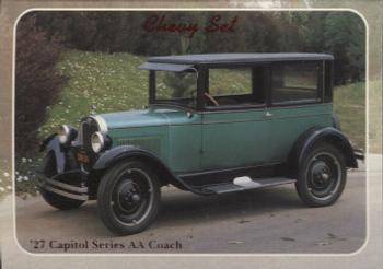 1992 Collect-A-Card Chevy #14 '27 Capitol Series AA Coach Front