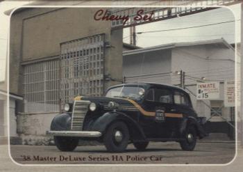 1992 Collect-A-Card Chevy #32 '38 Master DeLuxe Series HA Police Car Front
