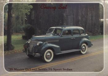 1992 Collect-A-Card Chevy #33 '39 Master DeLuxe Series JA Sport Sedan Front