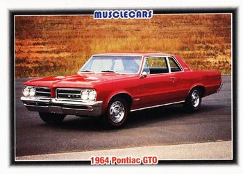 1992 Collect-A-Card Muscle Cars #1 1964 Pontiac GTO Front