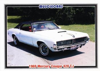 1992 Collect-A-Card Muscle Cars #60 1969 Mercury Cougar 428 CJ Front