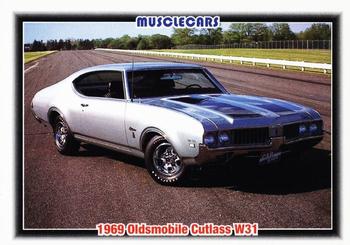 1992 Collect-A-Card Muscle Cars #79 1969 Oldsmobile Cutlass W31 Front