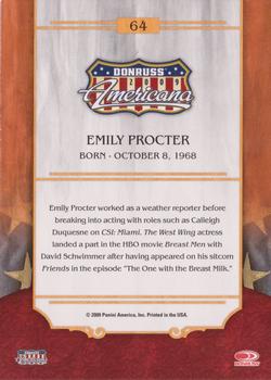2009 Donruss Americana #64 Emily Procter Back