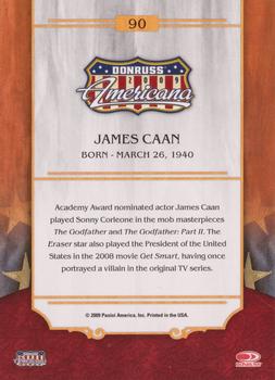 2009 Donruss Americana #90 James Caan Back