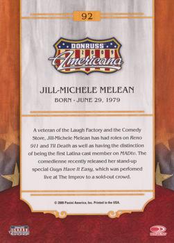 2009 Donruss Americana #92 Jill-Michele Melean Back