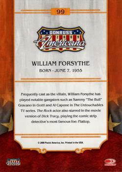 2009 Donruss Americana #99 William Forsythe Back