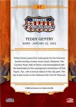 2009 Donruss Americana - Retail #97 Teddy Gentry Back