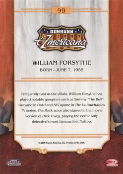 2009 Donruss Americana - Retail #99 William Forsythe Back