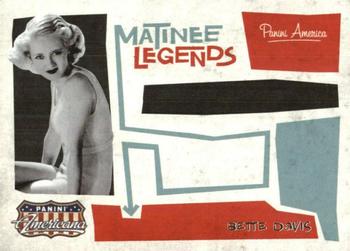 2011 Panini Americana - Matinee Legends #5 Bette Davis Front