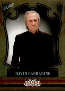 2011 Panini Americana - Platinum Proofs #31 David Carradine Front