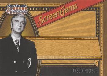 2011 Panini Americana - Screen Gems #4 Leslie Nielsen Front