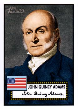 2009 Topps American Heritage - American Presidents #AP6 John Quincy Adams Front