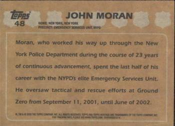 2009 Topps American Heritage Heroes #48 John Moran Back