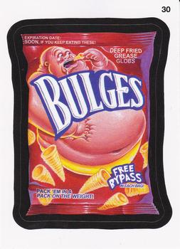 2012 Topps Wacky Packages All-New Series 9 #30 Bulges Deep Fried Grease Globs Front