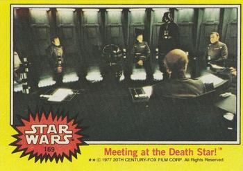 1977 Topps Star Wars #169 Meeting at the Death Star! Front