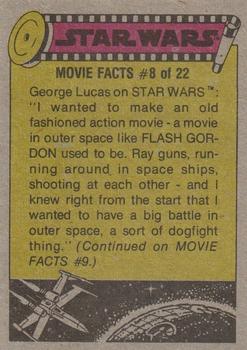 1977 Topps Star Wars #231 Discussing the Death Star's future Back