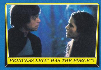 1983 Topps Star Wars: Return of the Jedi #157 Princess Leia Has the Force! Front