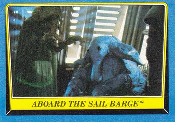 1983 Topps Star Wars: Return of the Jedi #176 Aboard the Sail Barge Front