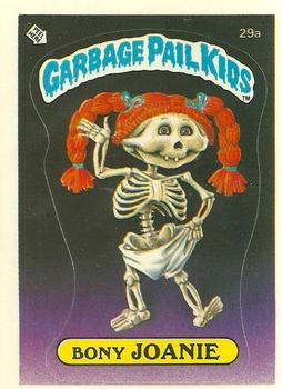 1985 Topps Garbage Pail Kids Series 1 #29a Bony Joanie Front
